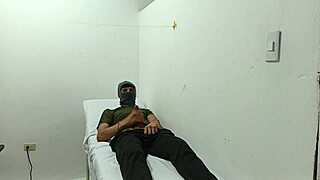 Kinky Fat Doctor Masturbates Huge Cock In Office, Dominating Cute Young Patient