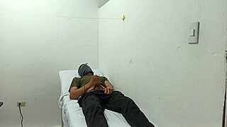 Kinky Fat Doctor Masturbates Huge Cock In Office, Dominating Cute Young Patient