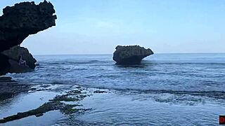 Meeting a Beautiful Mermaid on an Island