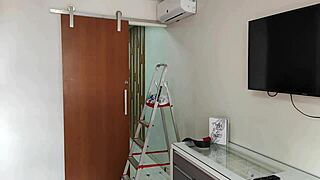 i held the ladder for my boss, she threw her ass in my face, i got hard, and she made me fuck it to keep my job.