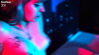 Latina Lesbian Foot Fetish Orgy in Bathtub