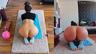 Dual cam naked workout uncensored - brace yourself for the action