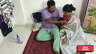 lovers in bedroom shared spit kisses and armpit licks before dirty blowjob