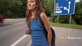 Shy Czech Girl Forgot Her Wallet And Panties At Home