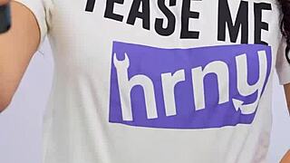 Sexy latina teen masturbates wet shaved pussy for boyfriend 😘