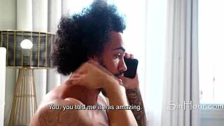 Emergency massage turns into interracial big black cock fucking outdoors