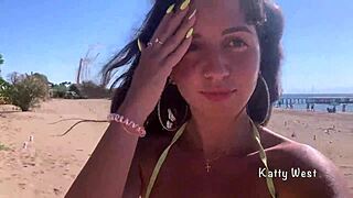 i'm a crazy 18 yo peeing on public beach