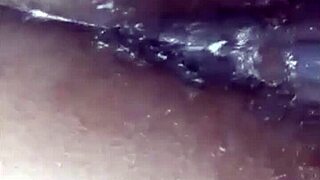 흑인 엉덩이 애널 핑거링으로 정액 싸버려 홈메이드