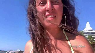 i'm a crazy 18 yo peeing on public beach