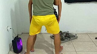 I Fuck My Stepmother In The Gym Visit!