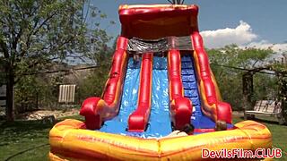 Lesbian Beauties Toying Each Other's Pussies With Dildos and Oral 😘