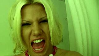 Sexual heather huntley masturbates solo