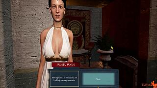 Slaves Of Rome: Hermaphrodite Tries Wife's Pants