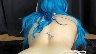 Riding reverse cowgirl until cum on cock!