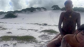 Brazilian amateur fucks greek beauty in anal doggystyle with monster cock