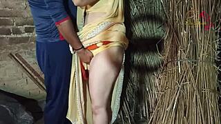 Brother-In-Law Fucks Sister-In-Law Outside The House