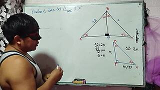 student and teacher in bedroom triangle