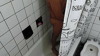 don't cum inside stepsister in shower doggystyle creampie amateurs