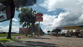 Girlfriend Loses Bet in Restaurant