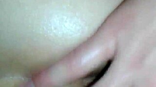 Mands first time giving a blowjob, nervous but excited in this amateur scene.