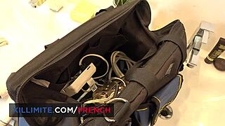 Hot French Asian Desires Bathroom Encounter with Stranger