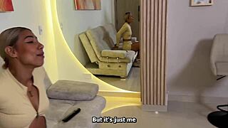 My hot neighbor begs for my cum, and I give it all.