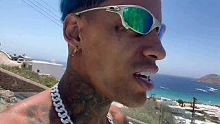 Brazilian amateur fucks greek beauty in anal doggystyle with monster cock