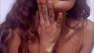 Small cute girl loves to masturbate on camera.