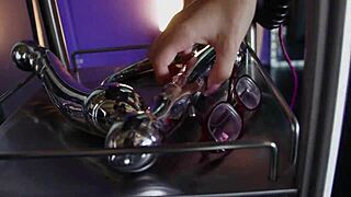 Nina Hartley, Natalia Starr, Natasha Starr scissor with dildo