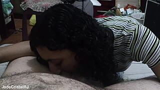 jade pleasing her husband so she can have sex with the neighbor 😏