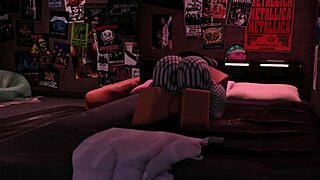 Her parents left, so we fucked with his big cock in the house