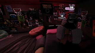 Her parents left, so we fucked with his big cock in the house