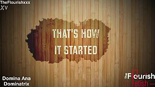 Domina Ana Boldly Tramples Subject In Latex Fetish