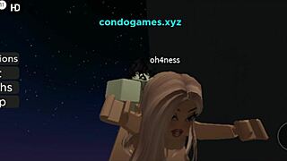 Big Ass Cumshot in Roblox Sex Scene