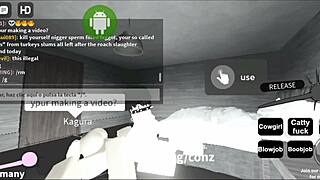 Big Ass Cumshot in Roblox Sex Scene