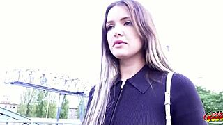 german scout - first anal fuck at pickup casting for big butt teen 18+ crystal richi, huge monster cock riding