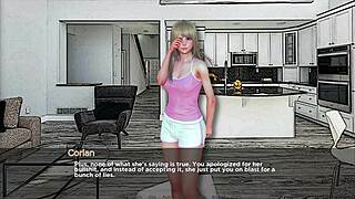 Let's Play Overstuffed Ending 4: Blonde Chubby Babe Gets Cut Off