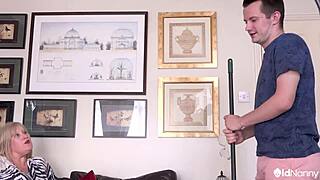 Watch BBW Catherine do a striptease for Sam Bourne in agedlove?