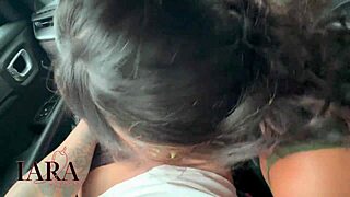 i give a fat blowjob in my ex's car, mixing italian and british styles.