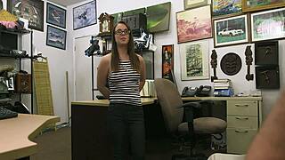 excited amateur prostitute feels massive cock deep inside her tight pussy during hardcore fucking