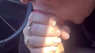 break time turns into deepthroat blowjobs for bbw amateurs with big tits, swallowing cum.