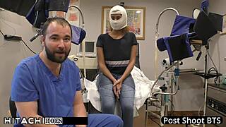 Freshman taylor ortega gets hitachi orgasm from doctor in hospital