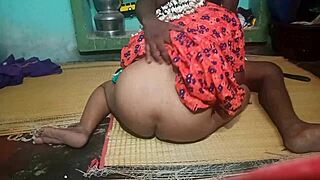 Indian aunty gets fingered and fucked hard in bathroom during workout!