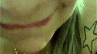 I ate the hot blonde's ass in white lingerie early morning, she sits more