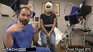 Freshman taylor ortega gets hitachi orgasm from doctor in hospital