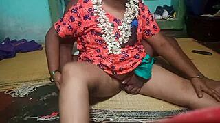 Indian aunty gets fingered and fucked hard in bathroom during workout!