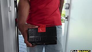 milf lilly james receives a package and gets anal 😈