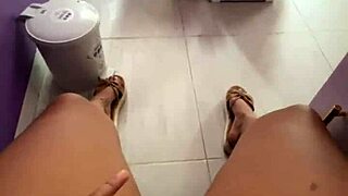 Student touches herself in public