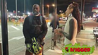 Brunette's Forked Tongue And Open Ass In Casting Interview