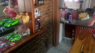 Fucked stepsis standing hardcore